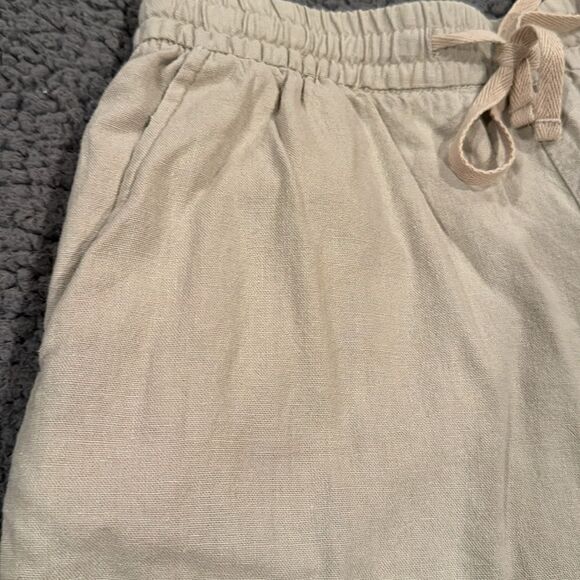 Old Navy Tan Linen Blend Pull On Shorts Size X Small - Picture 3 of 7